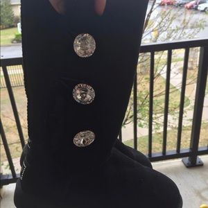 UGG bling bailey tall boots size 5 like new!